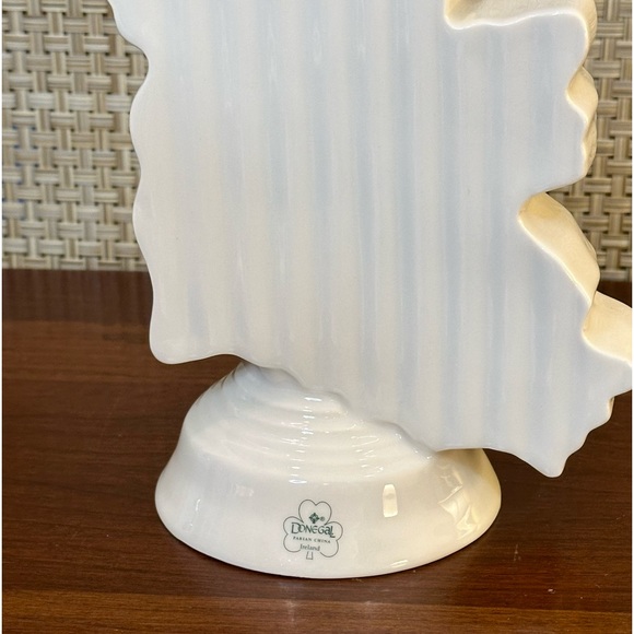 🌟4xHP🌟☘️VTG 1988-98 Donegal Parian China Shamrock Pattern Emerald Isle Clock - Picture 6 of 9